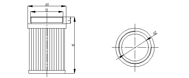 WDLQ-100 Grease Filter Dimensions